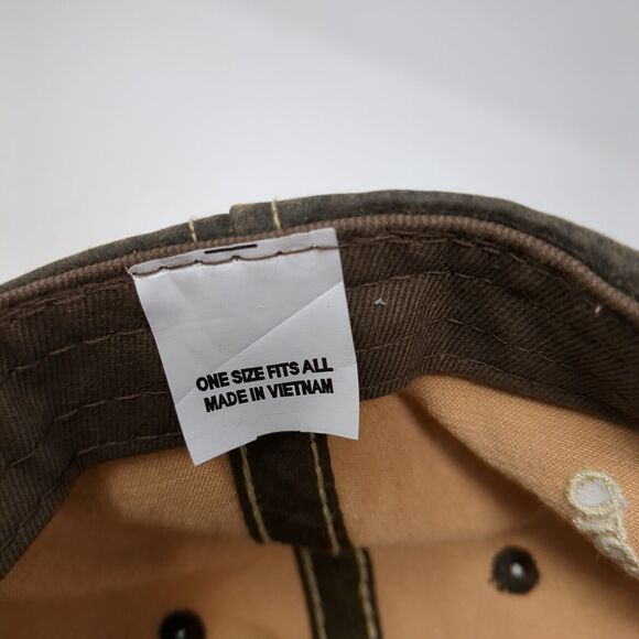 RED'S Trading Post Oldest Gun Shop in Idaho Strapback Hat Brown OS Adjustable - Picture 8 of 8